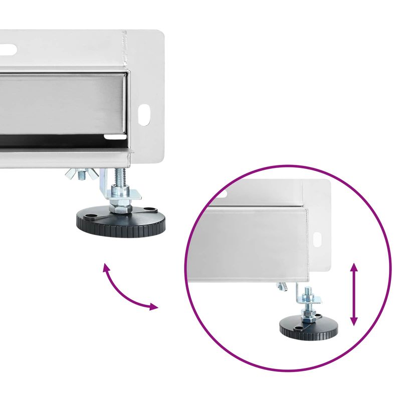 Casa si Gradina - Constructii - Materiale constructii - Sisteme de scurgere - Drenaj pentru Dus Montat pe Perete Argintiu 70 cm - Infinity.ro