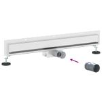 Casa si Gradina - Constructii - Materiale constructii - Sisteme de scurgere - Drenaj pentru Dus Montat pe Perete Argintiu 70 cm - Infinity.ro