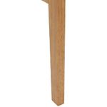 Casa si Gradina - Mobilier - Scaune si fotolii - Scaune - Scaun de sufragerie 2 pcs natural Lemn Solid de Cauciuc - Infinity.ro