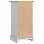 Casa si Gradina - Mobilier - Comode si corpuri - Noptiere - Noptiera cu sertar Alb 35 x 32,5 x 74 cm Lemn de pin masiv - Infinity.ro
