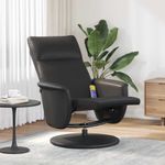 Ingrijire personala si Cosmetice - Sanatate si wellness - Articole wellness - Fotolii de masaj - Scaun reclinabil cu masaj Negru 71 x 90 x 105 cm - Infinity.ro