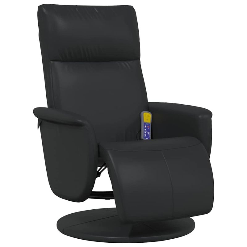 Ingrijire personala si Cosmetice - Sanatate si wellness - Articole wellness - Fotolii de masaj - Scaun reclinabil cu masaj Negru 71 x 90 x 105 cm - Infinity.ro
