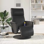 Ingrijire personala si Cosmetice - Sanatate si wellness - Articole wellness - Fotolii de masaj - Scaun reclinabil cu masaj Negru 71 x 90 x 105 cm - Infinity.ro