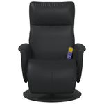 Ingrijire personala si Cosmetice - Sanatate si wellness - Articole wellness - Fotolii de masaj - Scaun reclinabil cu masaj Negru 71 x 90 x 105 cm - Infinity.ro