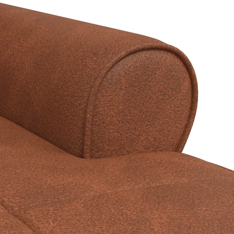 Casa si Gradina - Mobilier - Scaune si fotolii - Fotolii - Sezlong de relaxare cu perna Maro 91 x 157 x 91 cm PU antic - Infinity.ro