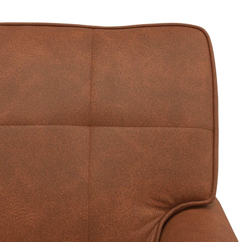 Casa si Gradina - Mobilier - Scaune si fotolii - Fotolii - Sezlong de relaxare cu perna Maro 91 x 157 x 91 cm PU antic - Infinity.ro