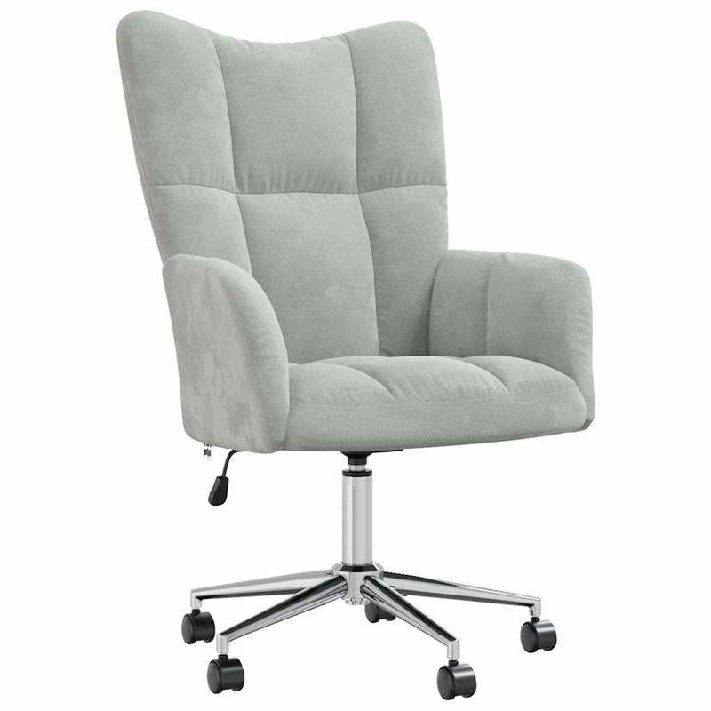 Casa si Gradina - Mobilier - Scaune si fotolii - Fotolii - Fotoliu de relaxare Gri deschis 62 x 68,5 x 105 cm Catifea - Infinity.ro