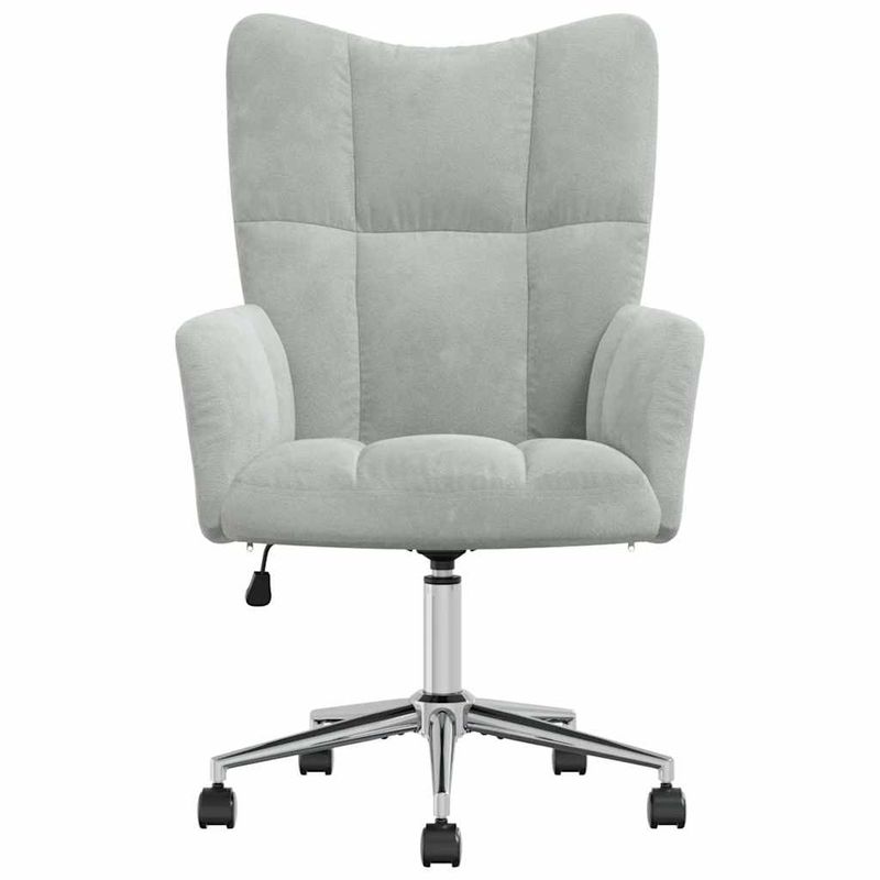 Casa si Gradina - Mobilier - Scaune si fotolii - Fotolii - Fotoliu de relaxare Gri deschis 62 x 68,5 x 105 cm Catifea - Infinity.ro