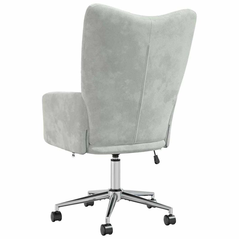 Casa si Gradina - Mobilier - Scaune si fotolii - Fotolii - Fotoliu de relaxare Gri deschis 62 x 68,5 x 105 cm Catifea - Infinity.ro