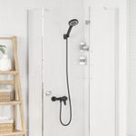 Casa si Gradina - Sanitare - Cazi si cabine de dus - Coloane si seturi de dus - Set de cap de dus Negru G 1 / 2 inci Alama - Infinity.ro