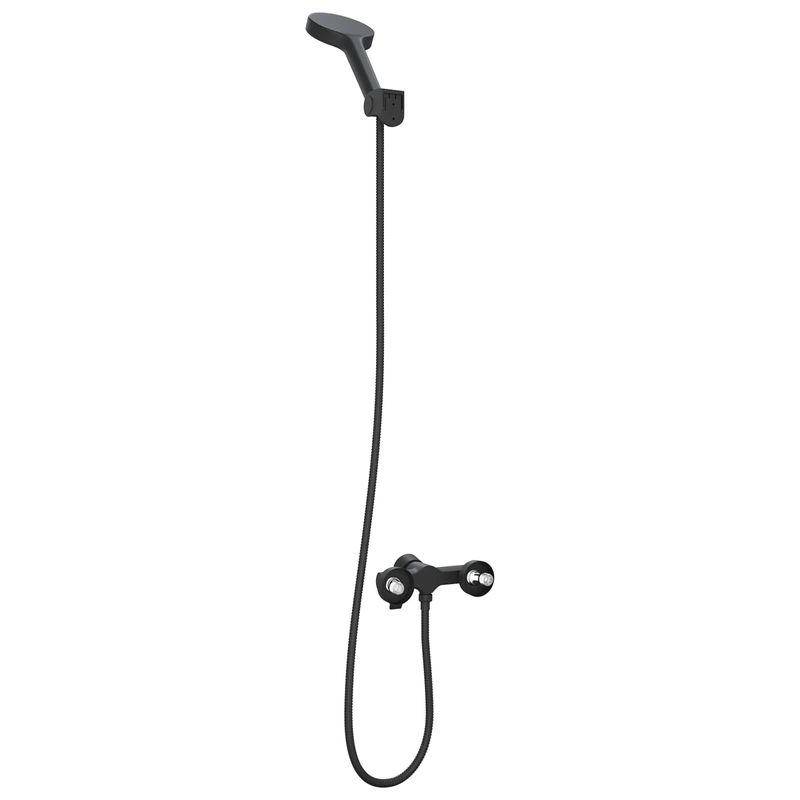 Casa si Gradina - Sanitare - Cazi si cabine de dus - Coloane si seturi de dus - Set de cap de dus Negru G 1 / 2 inci Alama - Infinity.ro