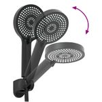 Casa si Gradina - Sanitare - Cazi si cabine de dus - Coloane si seturi de dus - Set de cap de dus Negru G 1 / 2 inci Alama - Infinity.ro