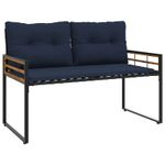 Casa si Gradina - Gradina si terasa - Mobilier exterior - Seturi mobila gradina - Set de Mobilier pentru Exterior cu perna 4 pcs Bleumarin - Infinity.ro