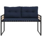 Casa si Gradina - Gradina si terasa - Mobilier exterior - Seturi mobila gradina - Set de Mobilier pentru Exterior cu perna 4 pcs Bleumarin - Infinity.ro
