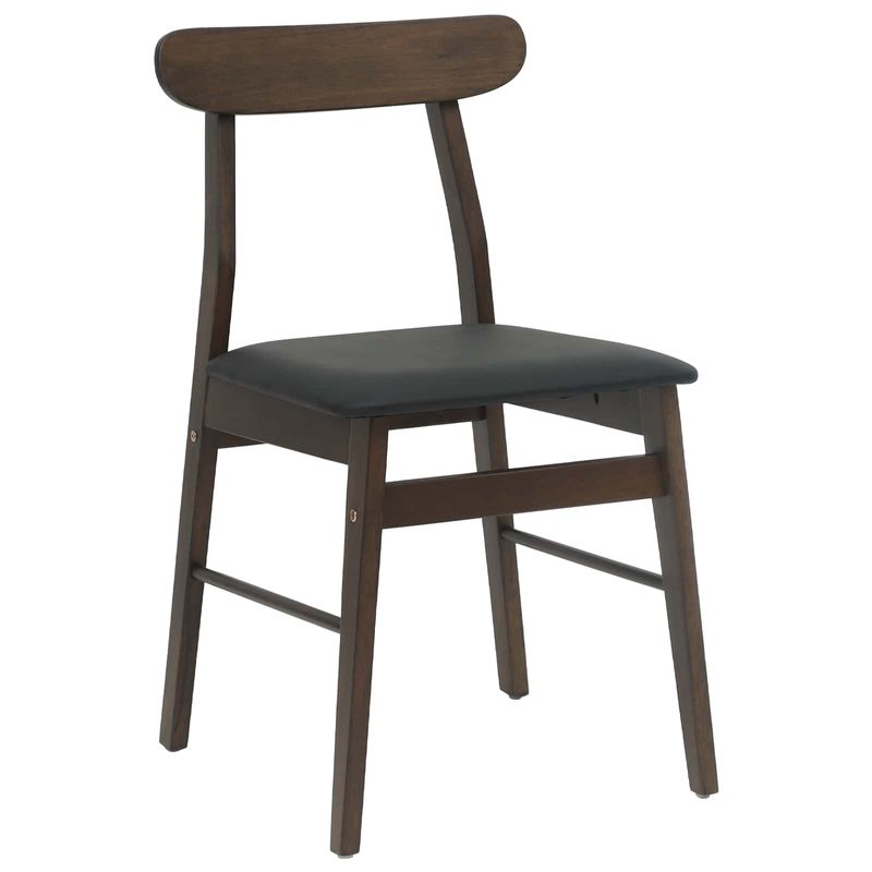 Casa si Gradina - Mobilier - Scaune si fotolii - Scaune - Scaun de sufragerie 2 pcs Maro deschis si negru - Infinity.ro
