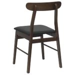 Casa si Gradina - Mobilier - Scaune si fotolii - Scaune - Scaun de sufragerie 2 pcs Maro deschis si negru - Infinity.ro