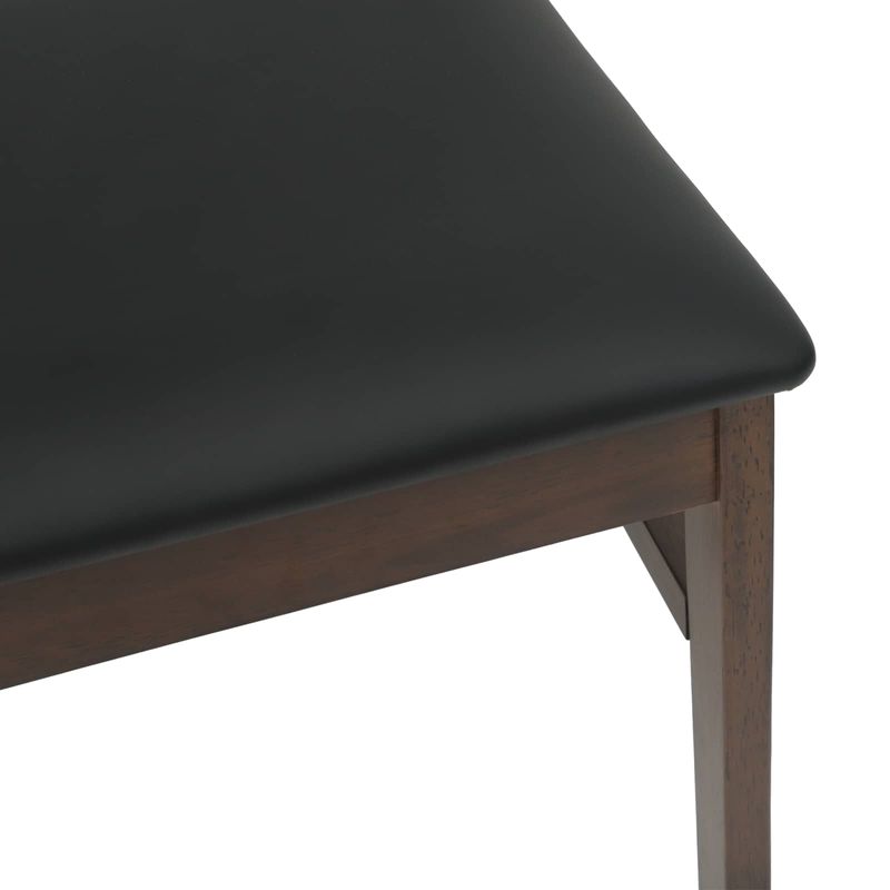 Casa si Gradina - Mobilier - Scaune si fotolii - Scaune - Scaun de sufragerie 2 pcs Maro deschis si negru - Infinity.ro