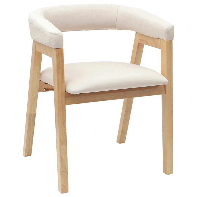 Casa si Gradina - Mobilier - Scaune si fotolii - Scaune - Scaune de dining 2 pcs natural 54 x 57 x 73 cm - Infinity.ro