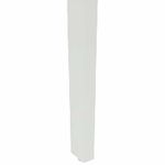 Casa si Gradina - Mobilier - Scaune si fotolii - Scaune - Scaun de sufragerie 2 pcs Alb si Natural Lemn Solid de Cauciuc - Infinity.ro