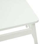 Casa si Gradina - Mobilier - Scaune si fotolii - Scaune - Scaun de sufragerie 2 pcs Alb Lemn Solid de Cauciuc - Infinity.ro