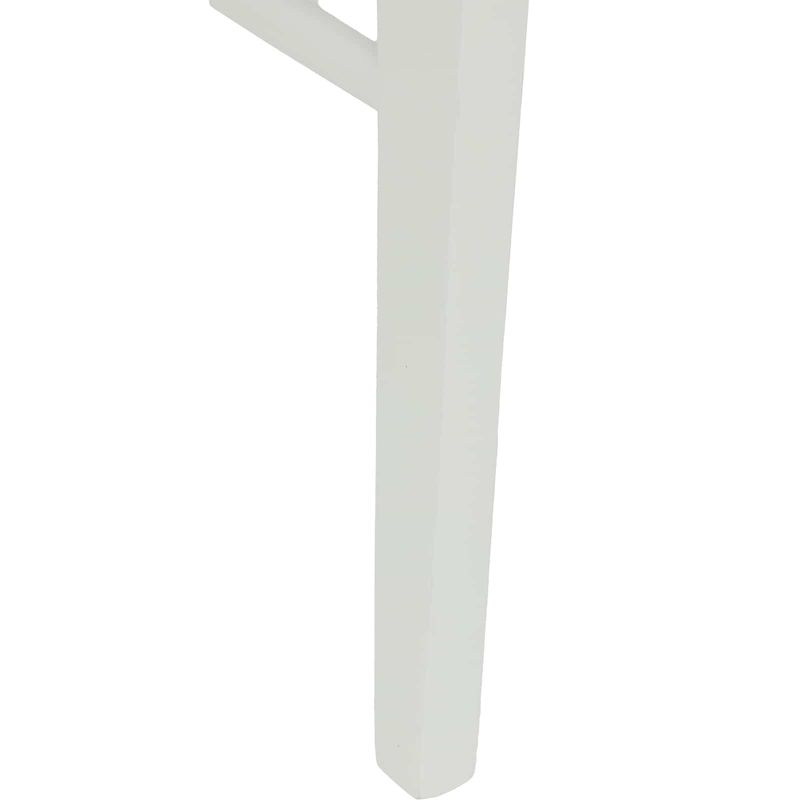 Casa si Gradina - Mobilier - Scaune si fotolii - Scaune - Scaun de sufragerie 2 pcs Alb Lemn Solid de Cauciuc - Infinity.ro