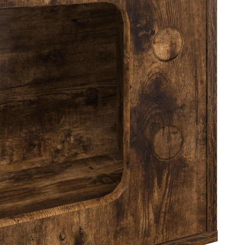 Petshop - Accesorii petshop - Jucarii animale - Ansambluri de joaca - Casa pentru pisici Stejar fumuriu 51 x 30 x 52 cm Lemn compozit - Infinity.ro