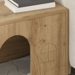 Petshop - Accesorii petshop - Jucarii animale - Ansambluri de joaca - Casa pentru pisici Stejar artizanal 51 x 30 x 52 cm - Infinity.ro