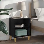 Casa si Gradina - Mobilier - Comode si corpuri - Noptiere - Dulap de pat 2 pcs Stejar Negru 40 x 30 x 50 cm Lemn compozit - Infinity.ro