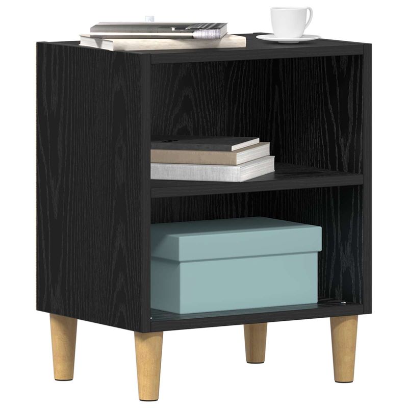 Casa si Gradina - Mobilier - Comode si corpuri - Noptiere - Dulap de pat 2 pcs Stejar Negru 40 x 30 x 50 cm Lemn compozit - Infinity.ro