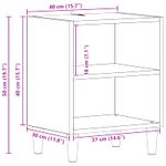 Casa si Gradina - Mobilier - Comode si corpuri - Noptiere - Dulap de pat 2 pcs Stejar Negru 40 x 30 x 50 cm Lemn compozit - Infinity.ro