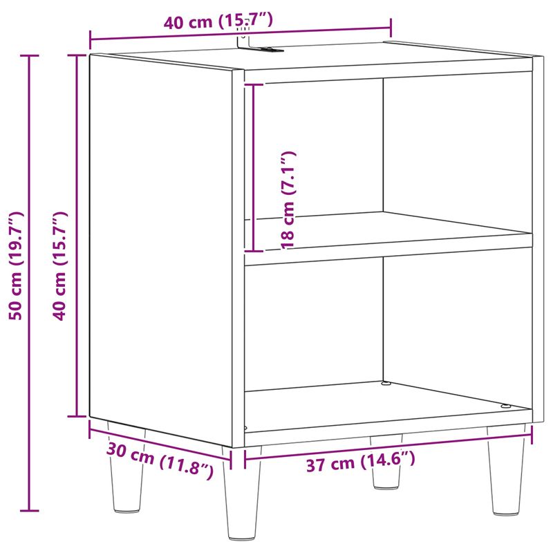 Casa si Gradina - Mobilier - Comode si corpuri - Noptiere - Dulap de pat 2 pcs Stejar Negru 40 x 30 x 50 cm Lemn compozit - Infinity.ro