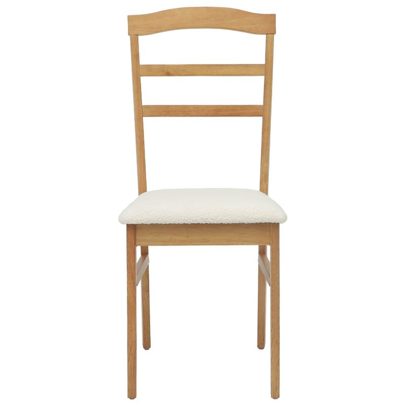 Casa si Gradina - Mobilier - Scaune si fotolii - Scaune - Scaun de sufragerie 2 pcs Natural si deschis - Infinity.ro