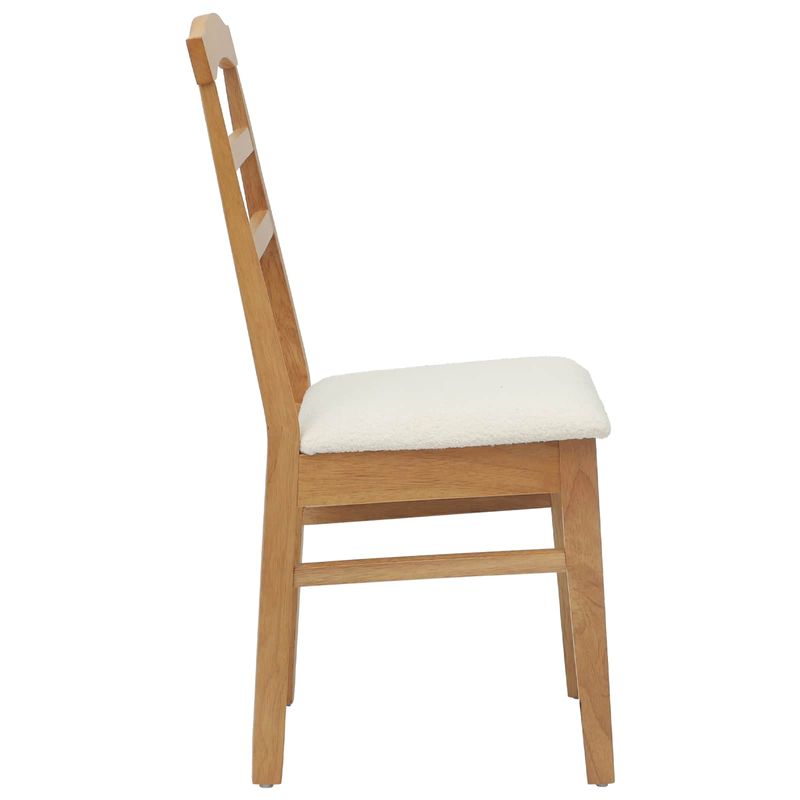Casa si Gradina - Mobilier - Scaune si fotolii - Scaune - Scaun de sufragerie 2 pcs Natural si deschis - Infinity.ro