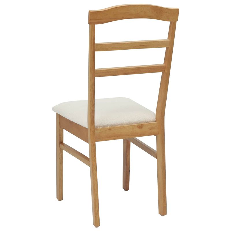 Casa si Gradina - Mobilier - Scaune si fotolii - Scaune - Scaun de sufragerie 2 pcs Natural si deschis - Infinity.ro