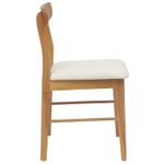 Casa si Gradina - Mobilier - Scaune si fotolii - Scaune - Scaun de sufragerie 2 pcs Natural si deschis - Infinity.ro