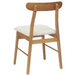 Casa si Gradina - Mobilier - Scaune si fotolii - Scaune - Scaun de sufragerie 2 pcs Natural si deschis - Infinity.ro