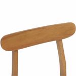 Casa si Gradina - Mobilier - Scaune si fotolii - Scaune - Scaun de sufragerie 2 pcs Natural si deschis - Infinity.ro
