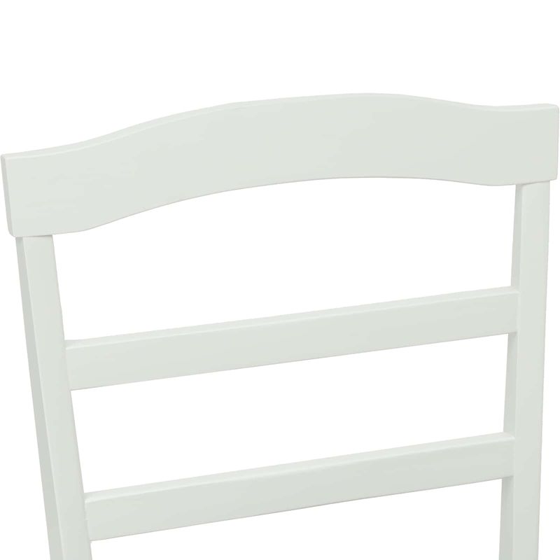 Casa si Gradina - Mobilier - Scaune si fotolii - Scaune - Scaun de sufragerie 2 pcs Alb si maro Lemn Solid de Cauciuc - Infinity.ro