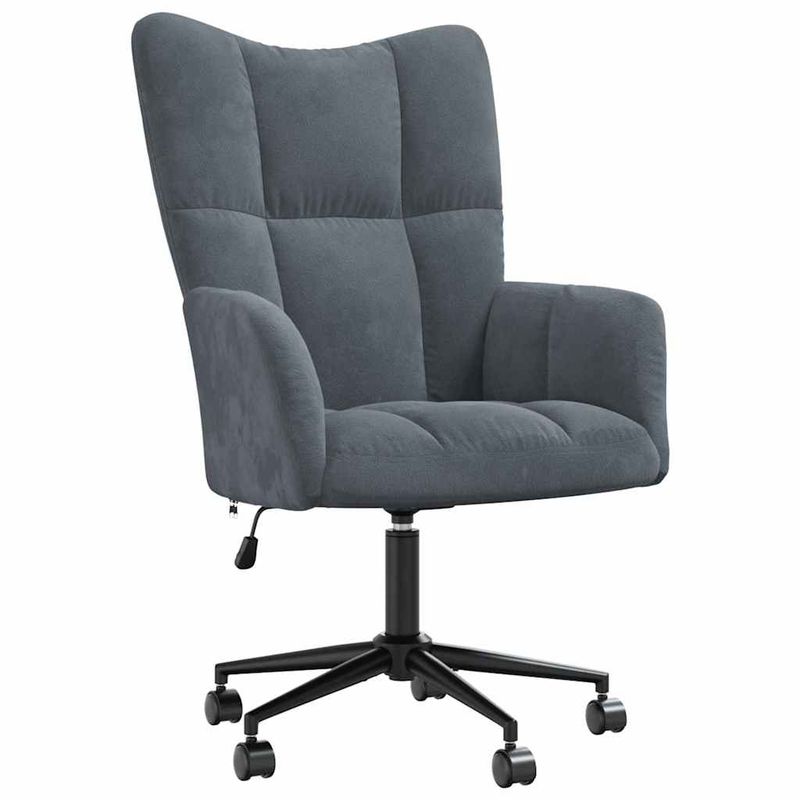 Casa si Gradina - Mobilier - Scaune si fotolii - Fotolii - Fotoliu de relaxare Gri inchis 62 x 68,5 x 105 cm Catifea - Infinity.ro