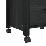 Casa si Gradina - Bucatarie si vesela - Ustensile bucatarie - Cosuri servire - Troler de Bucatarie Simplu Negru - Infinity.ro