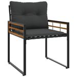 Casa si Gradina - Gradina si terasa - Mobilier exterior - Seturi mobila gradina - Set de Mobilier pentru Exterior cu perna 3 pcs Gri inchis - Infinity.ro