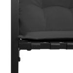Casa si Gradina - Gradina si terasa - Mobilier exterior - Seturi mobila gradina - Set de Mobilier pentru Exterior cu perna 3 pcs Gri inchis - Infinity.ro