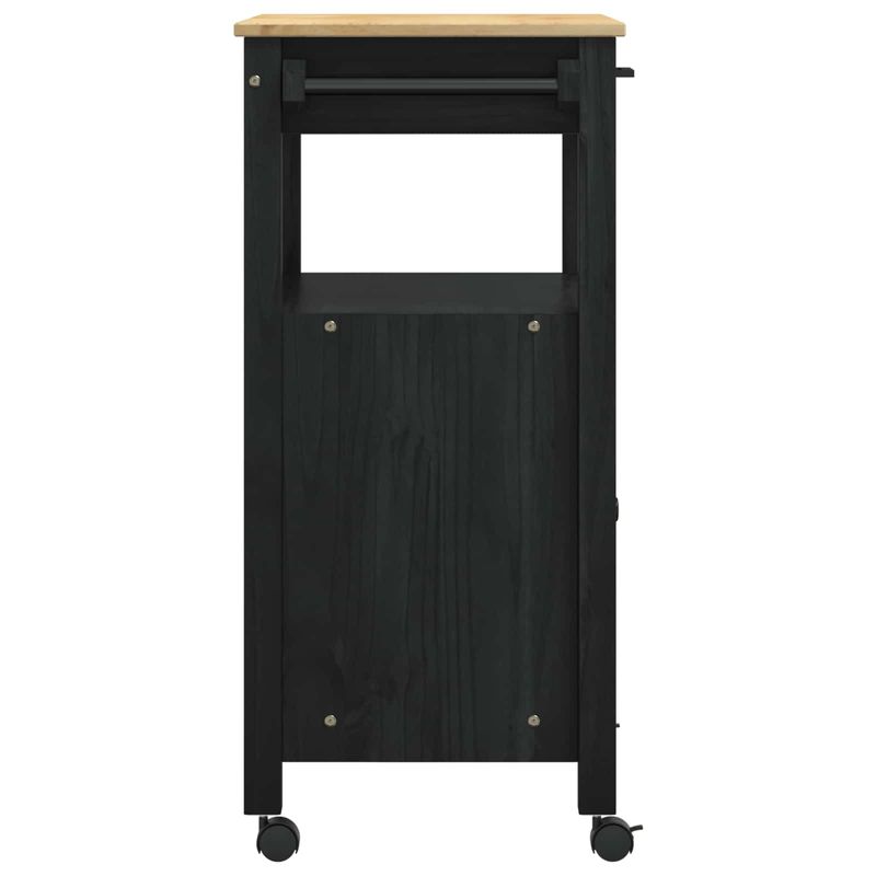 Casa si Gradina - Mobilier - Comode si corpuri - Corpuri bucatarie - Troler de Bucatarie Simplu Negru 88,5 x 40 x 60 cm - Infinity.ro