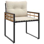Casa si Gradina - Gradina si terasa - Mobilier exterior - Seturi mobila gradina - Set de Mobilier pentru Exterior cu perna 4 pcs Crem - Infinity.ro