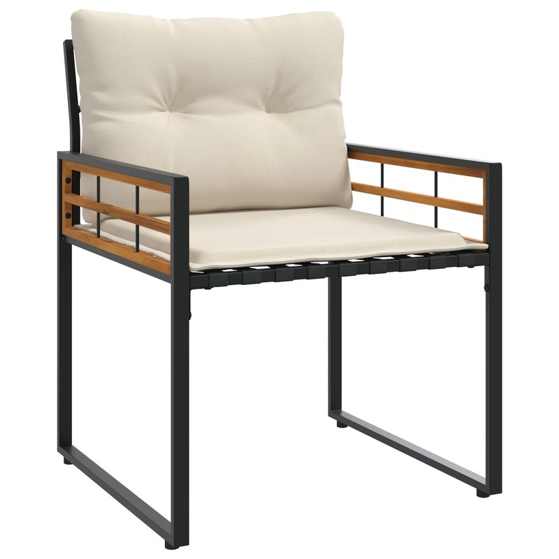 Casa si Gradina - Gradina si terasa - Mobilier exterior - Seturi mobila gradina - Set de Mobilier pentru Exterior cu perna 4 pcs Crem - Infinity.ro