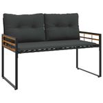 Casa si Gradina - Gradina si terasa - Mobilier exterior - Seturi mobila gradina - Set de Mobilier pentru Exterior cu perna 4 pcs Gri inchis - Infinity.ro