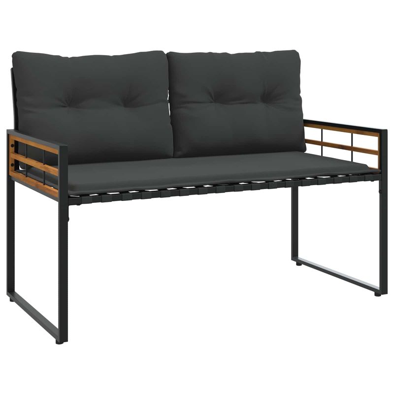 Casa si Gradina - Gradina si terasa - Mobilier exterior - Seturi mobila gradina - Set de Mobilier pentru Exterior cu perna 4 pcs Gri inchis - Infinity.ro
