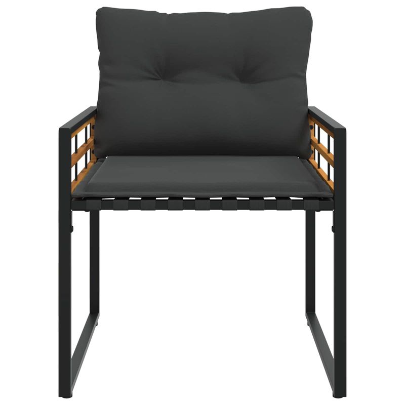 Casa si Gradina - Gradina si terasa - Mobilier exterior - Seturi mobila gradina - Set de Mobilier pentru Exterior cu perna 4 pcs Gri inchis - Infinity.ro