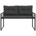 Casa si Gradina - Gradina si terasa - Mobilier exterior - Seturi mobila gradina - Set de Mobilier pentru Exterior cu perna 4 pcs Gri inchis - Infinity.ro