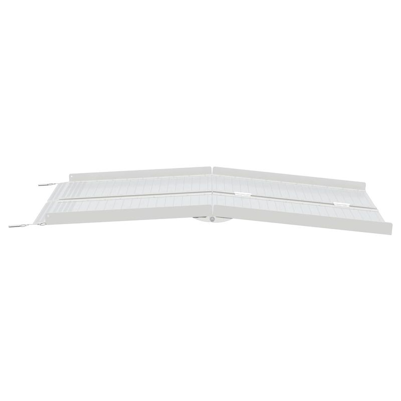 Auto si Moto - Remorci si platforme auto - Rampa pentru scaun cu rotile Argintiu 152 x 73 x 11 cm Aluminiu - Infinity.ro